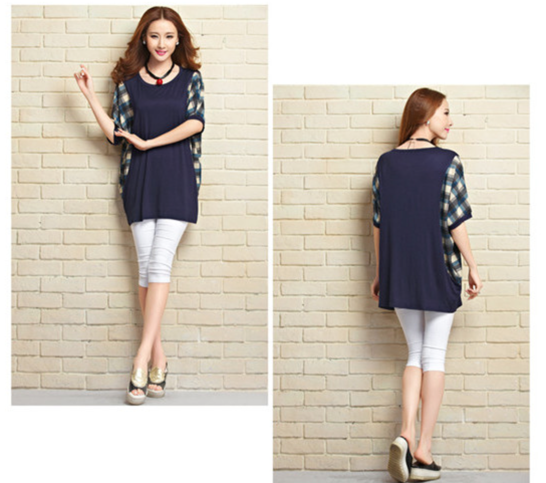 WT5701 Korea Fashion Top Blue