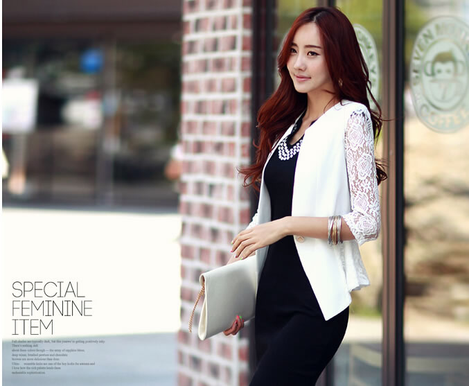 WJ5710 Elegant Jacket White