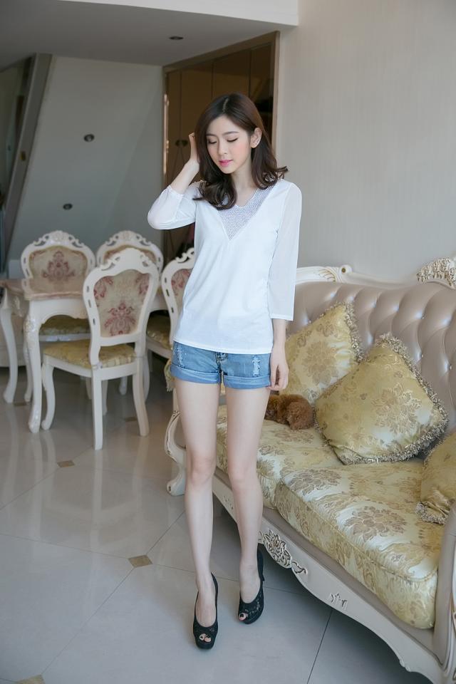 WT5784 Stylish Top White