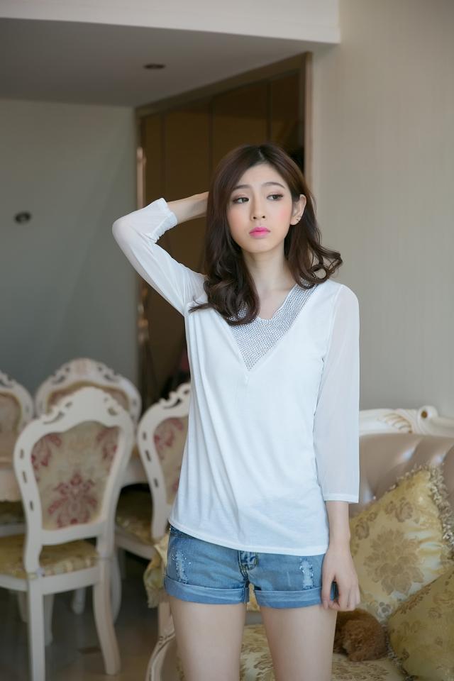 WT5784 Stylish Top White