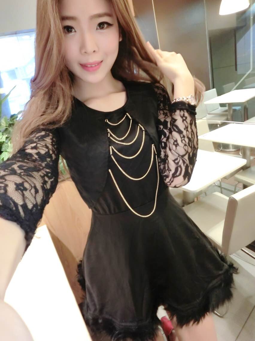 WD5820 Sexy Dress Black