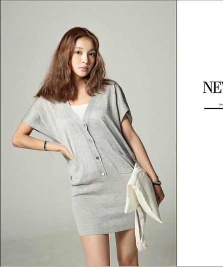 WD5822 Stylish Dress Grey