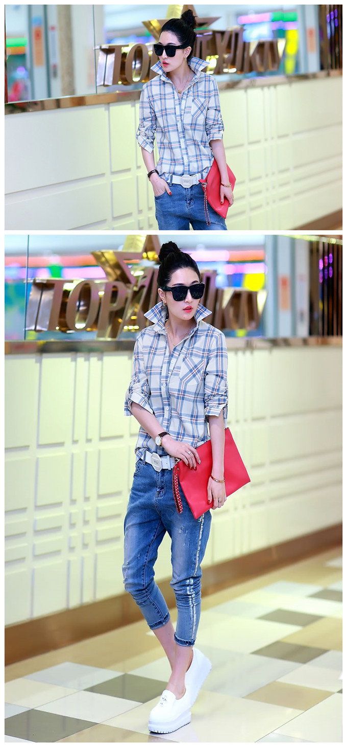 WT5831 Stylish Top Light Blue