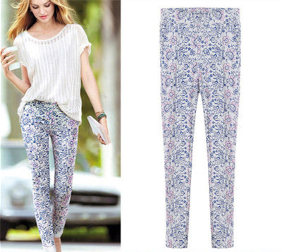 WP5861 Europe Floral Pant As Picture