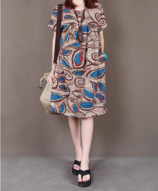 WD5873 Korea Fashion Dress Brown