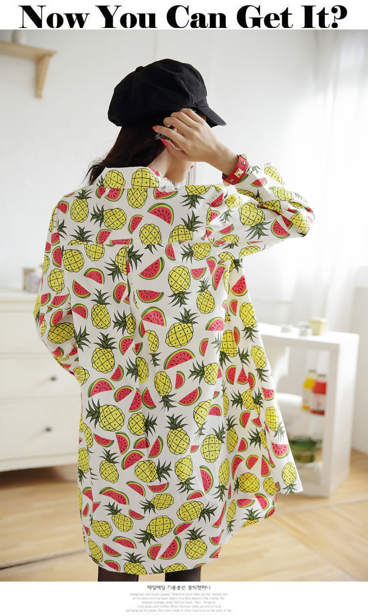 WT5886 Stylish Top Pineapple