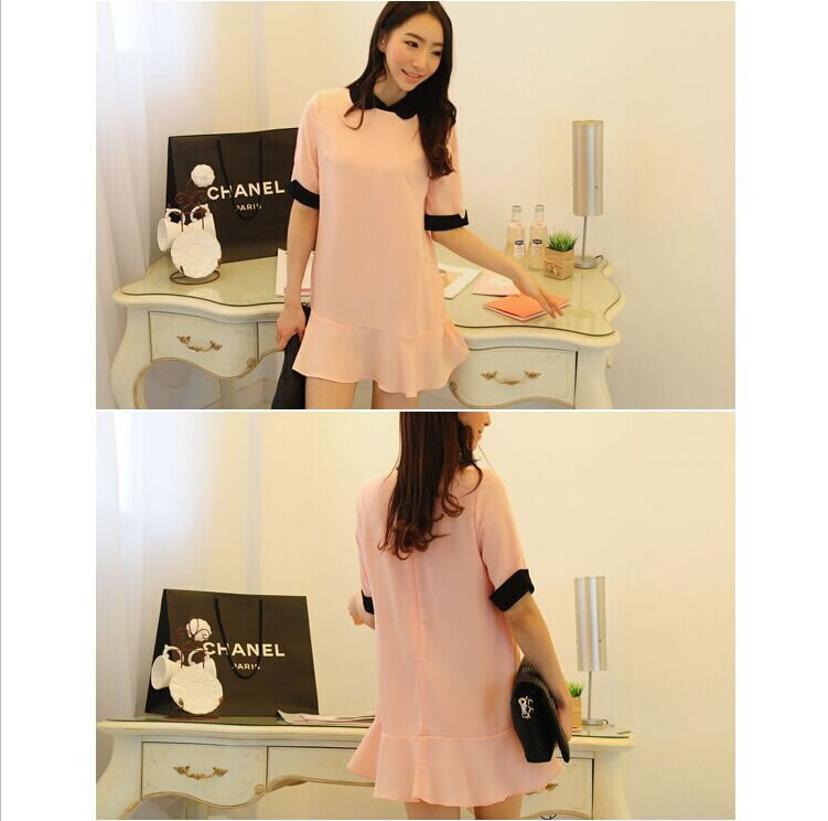 WD5896 Stylish Dress Pink