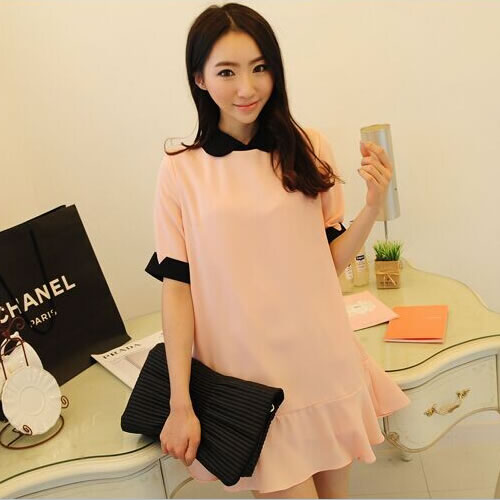 WD5896 Stylish Dress Pink