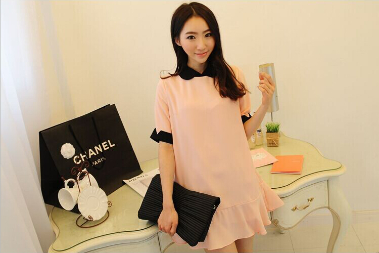 WD5896 Stylish Dress Pink