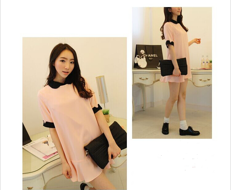 WD5896 Stylish Dress Pink