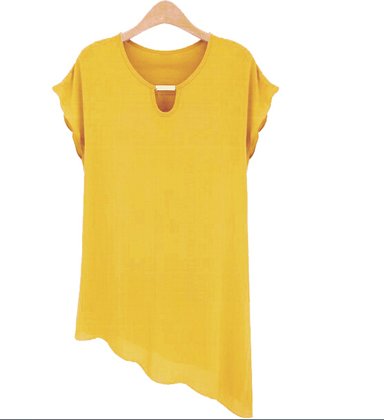 WT5897 Europe Fashion Top Yellow