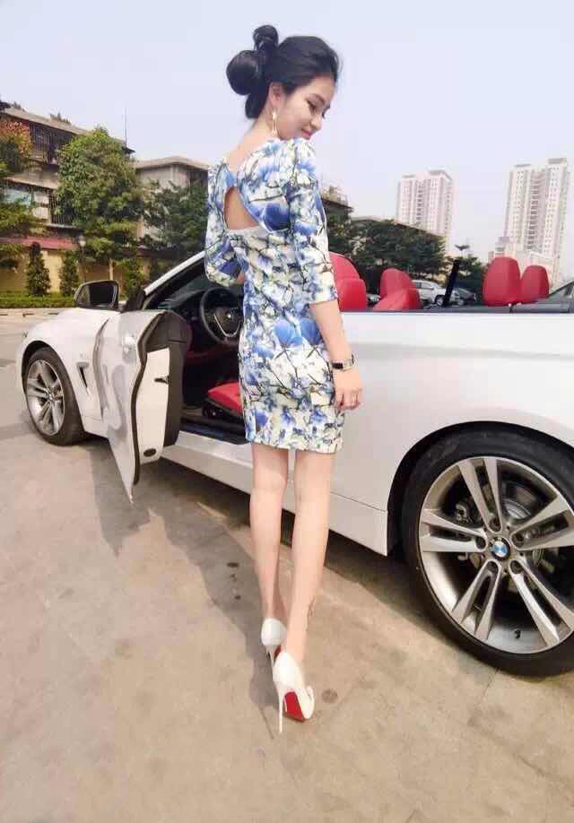 WD5913 Korea Fashion Dress Blue