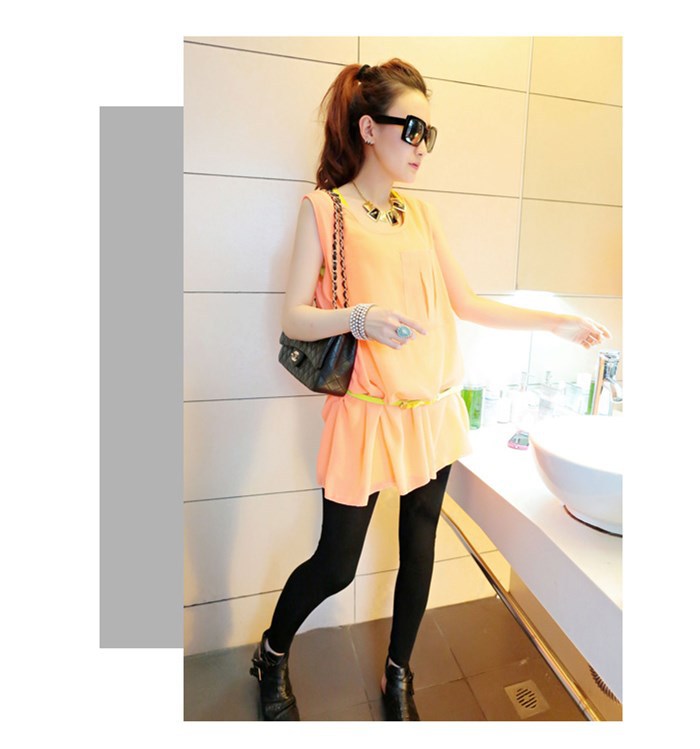 WT5932 Two Pieces Top Orange