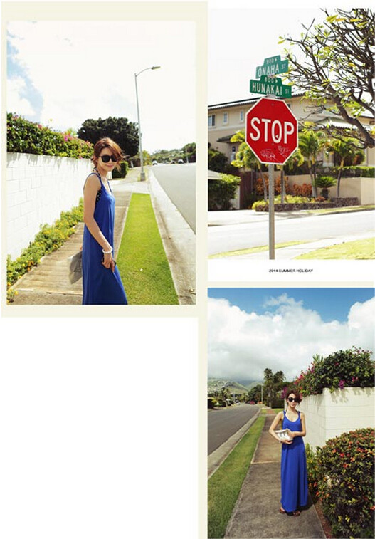 WD5963 Stylish Dress Blue