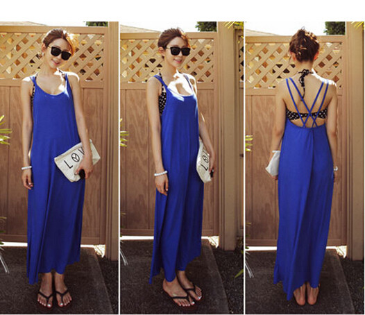 WD5963 Stylish Dress Blue