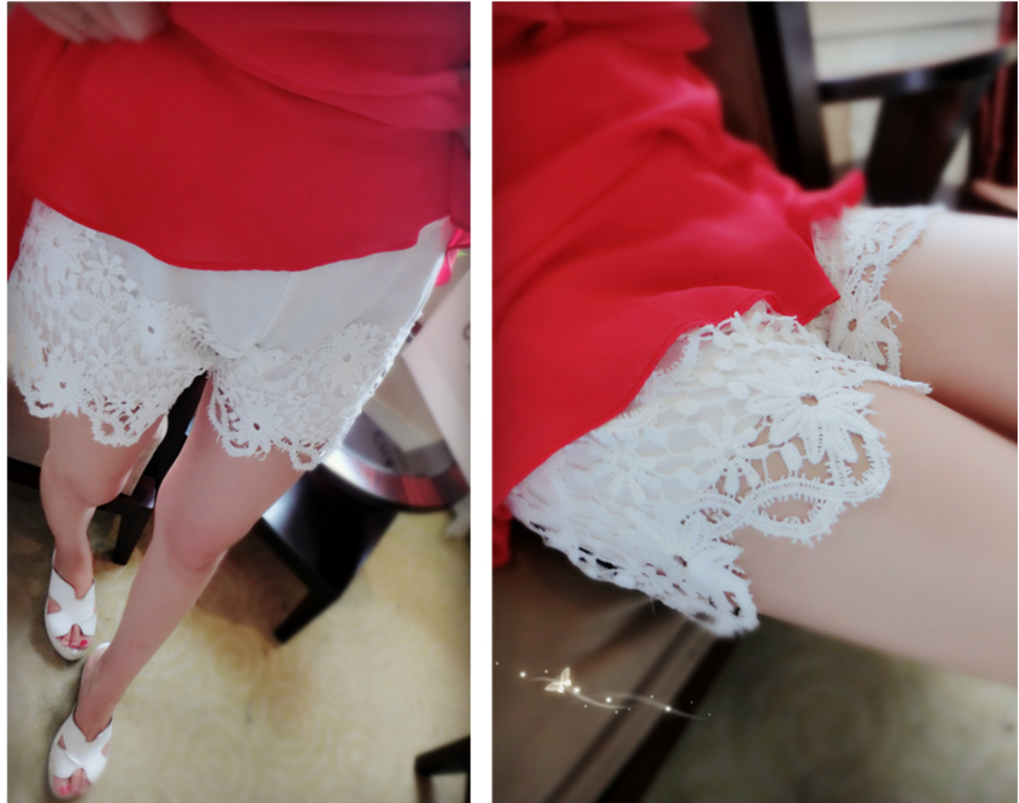 WP6008 Sexy Lace Pant White