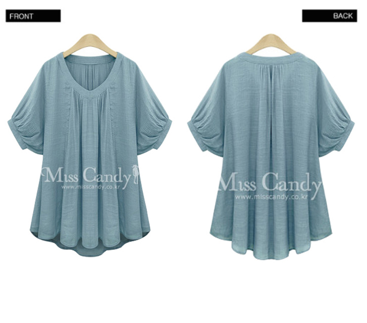 WT6038 Fashion Top Blue