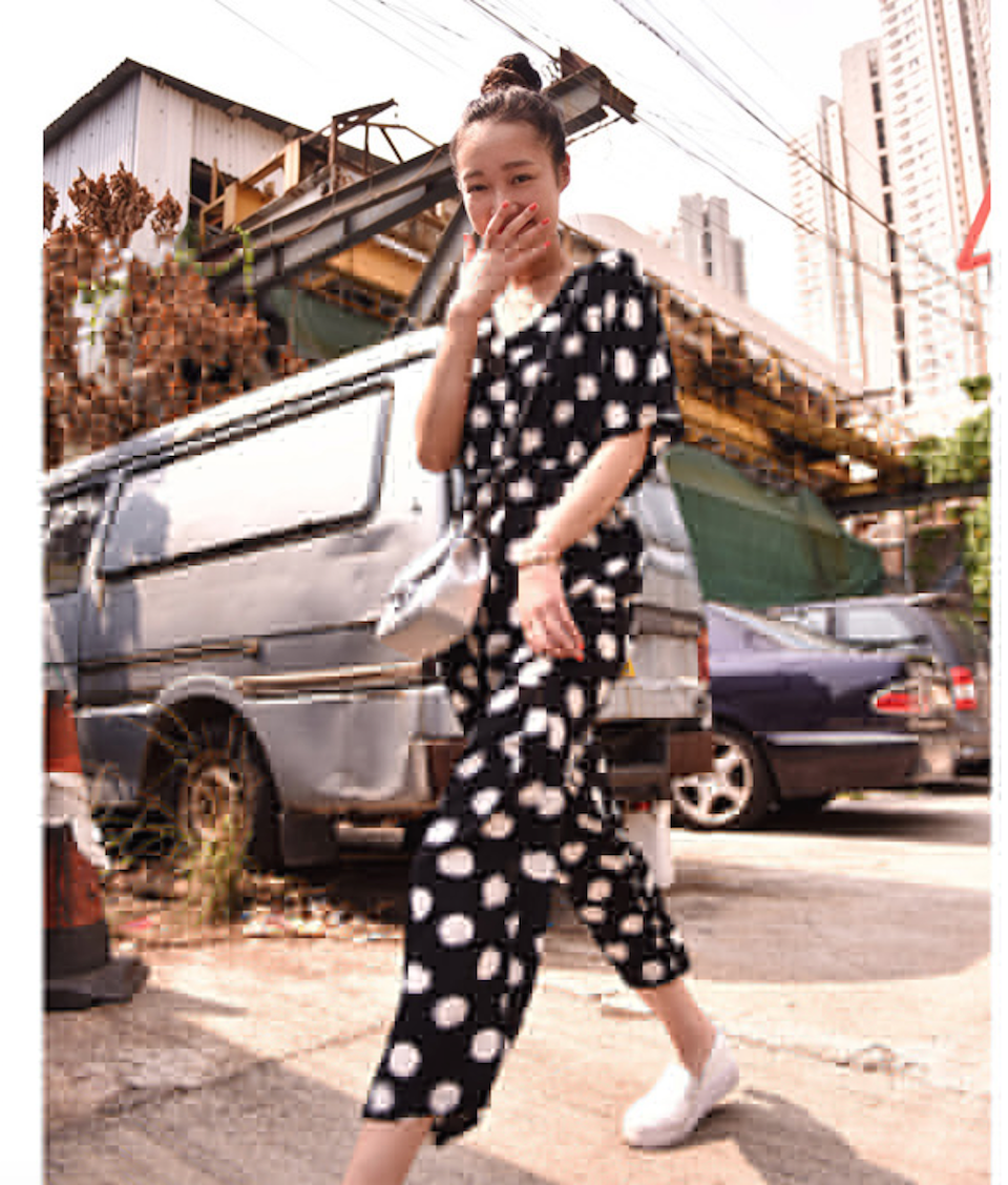 WP6051 Stylish Jumpsuit Dot