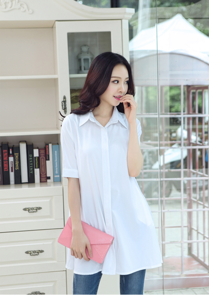 WT6056 Stylish Casual Top White