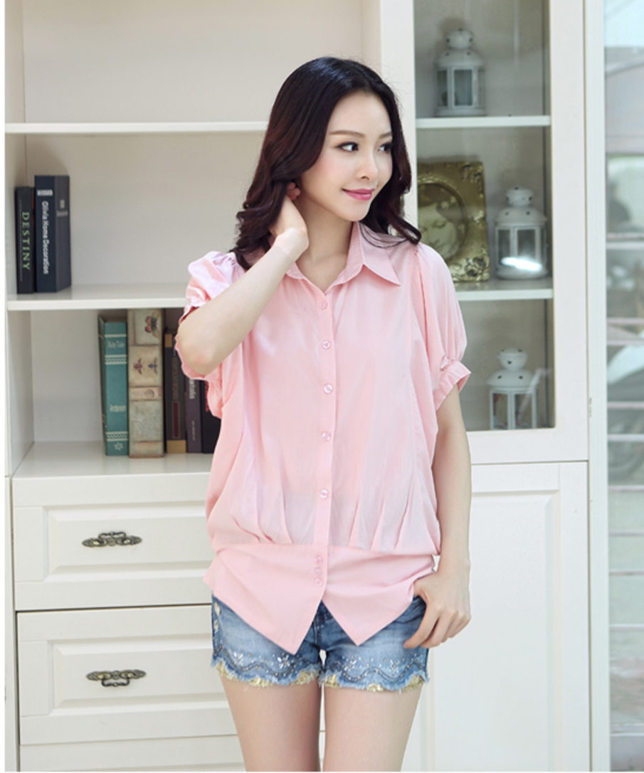 WT6058 Stylish Top Pink