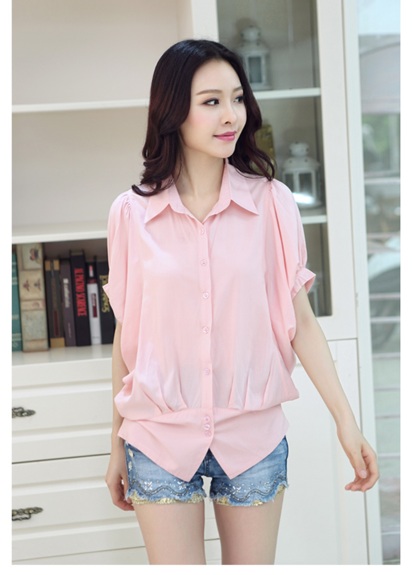 WT6058 Stylish Top Pink