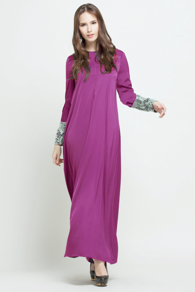 WH3333 Stylish Jubah Purple