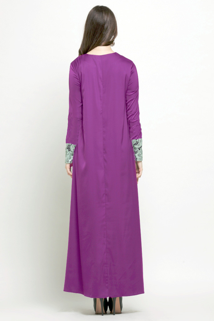 WH3333 Stylish Jubah Purple