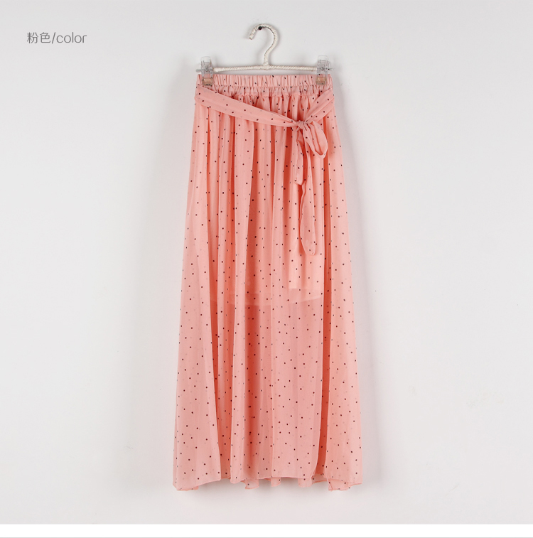 WP6097 Lovely Chiffon Skirt Pink