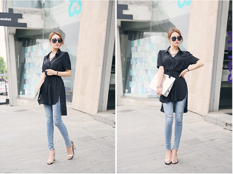 WT6205 Fashion Top Black