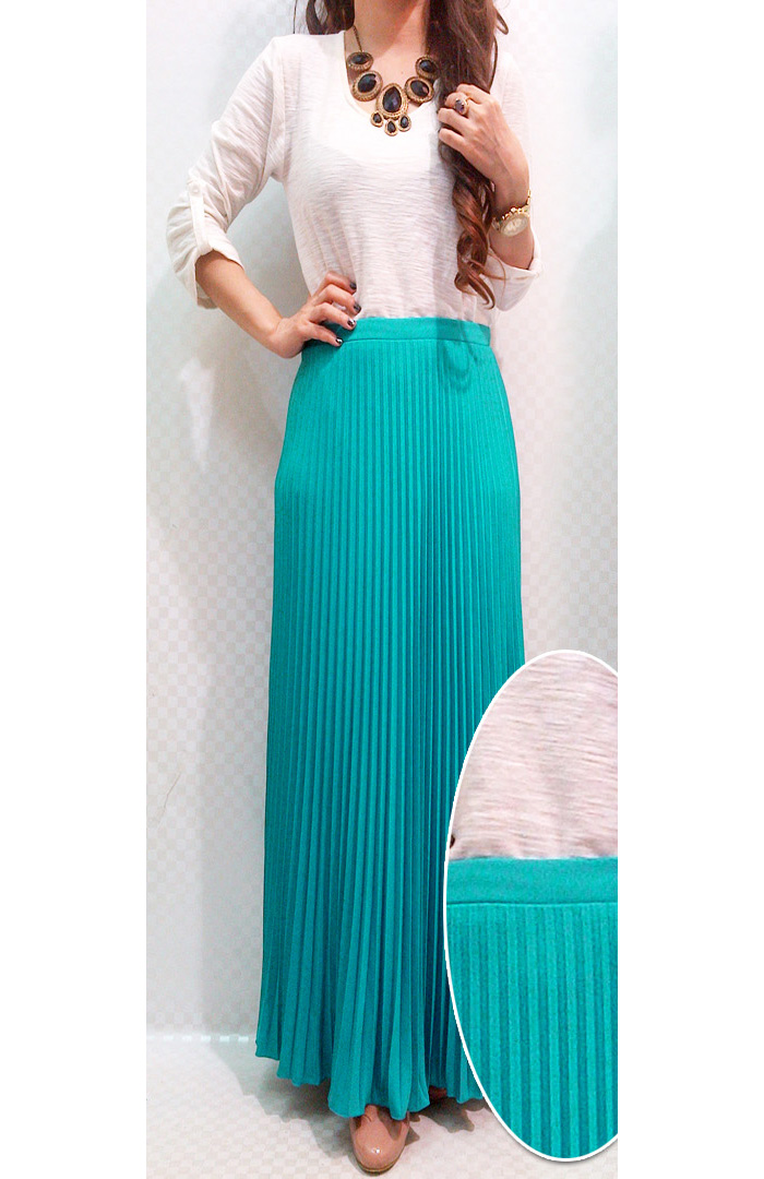 WP1118 Fashion Pleated Skirt Tosca