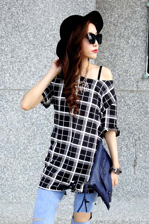 WT6216 Korea Fashion Top As Picture