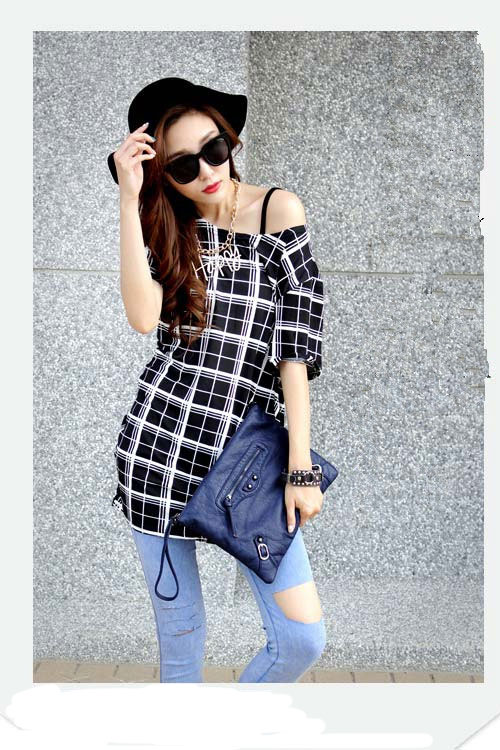 WT6216 Korea Fashion Top As Picture