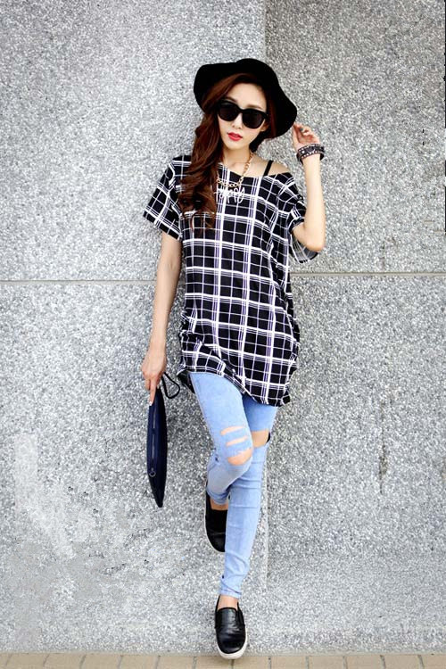 WT6216 Korea Fashion Top As Picture