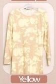 WH1126 Floral Jubah Yellow