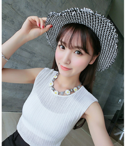 WT6266 Fashion Sleeveless Top White