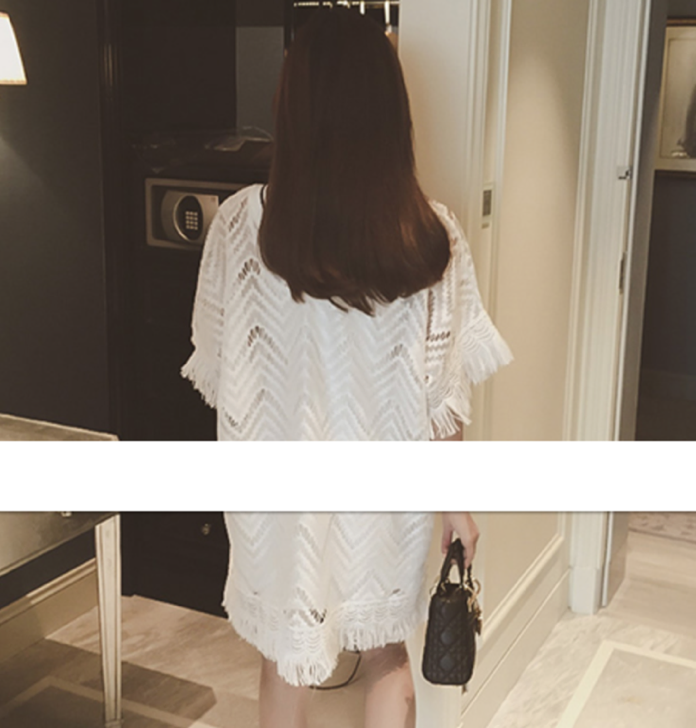 WD6301 Fashion Lace Dress White