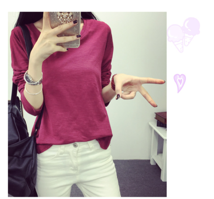 WT6319 Casual Top Dark Purple