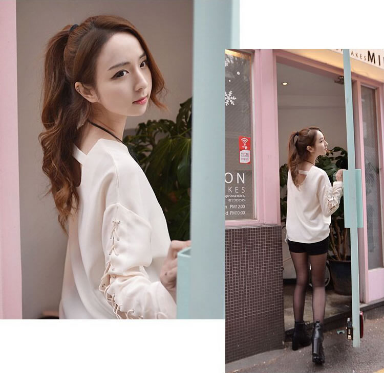 WT6326 Korea Fashion Top As Picture