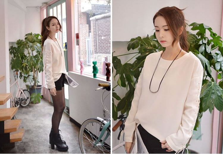 WT6326 Korea Fashion Top As Picture