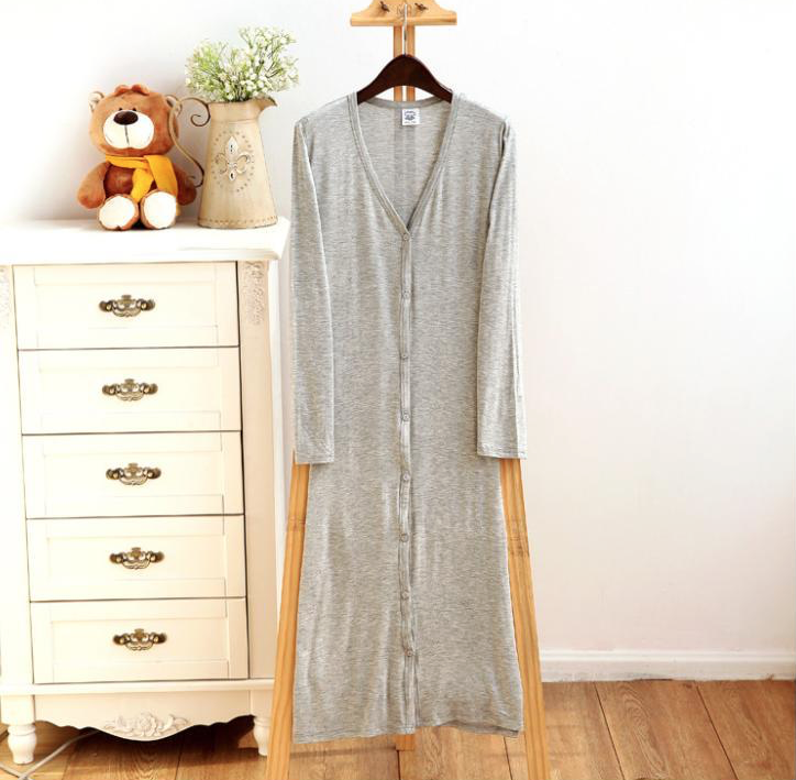 WJ3579 Stylish Cardigan Light Grey