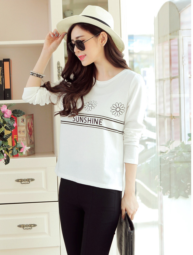 WT6386 Stylish Casual Top White