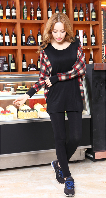 WT6393 Stylish Loose Top Black