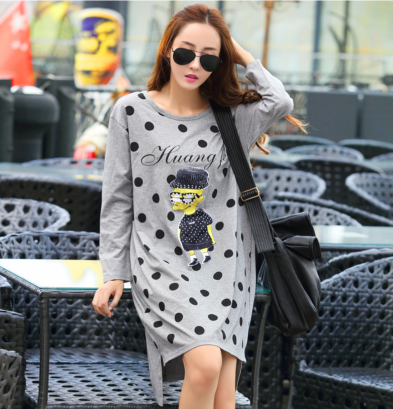 WD6394 Cute Fashion Dress Grey