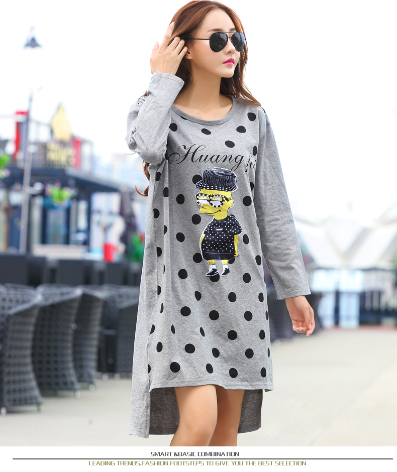 WD6394 Cute Fashion Dress Grey