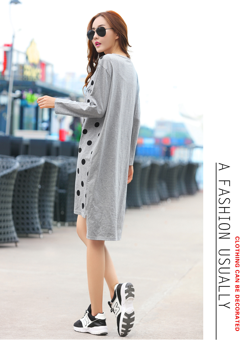 WD6394 Cute Fashion Dress Grey