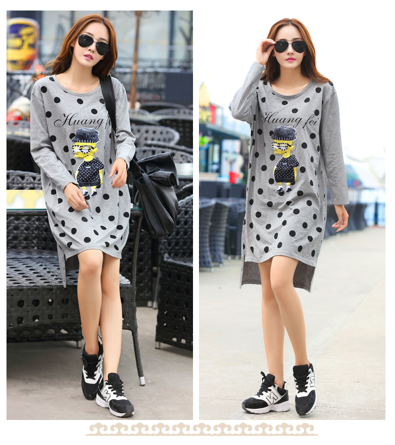 WD6394 Cute Fashion Dress Grey