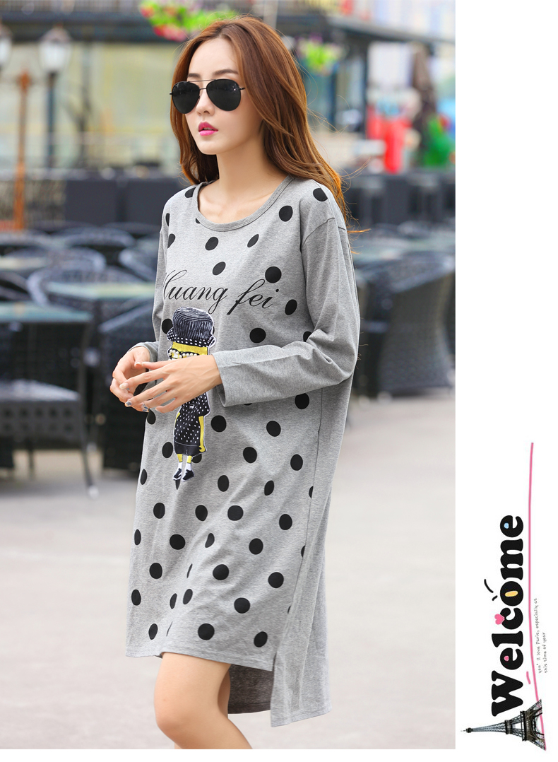 WD6394 Cute Fashion Dress Grey