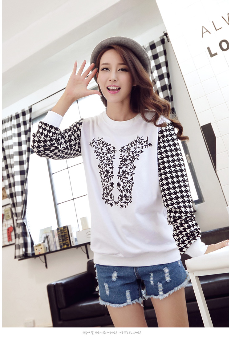 WT6463 Korea Stylish Top White