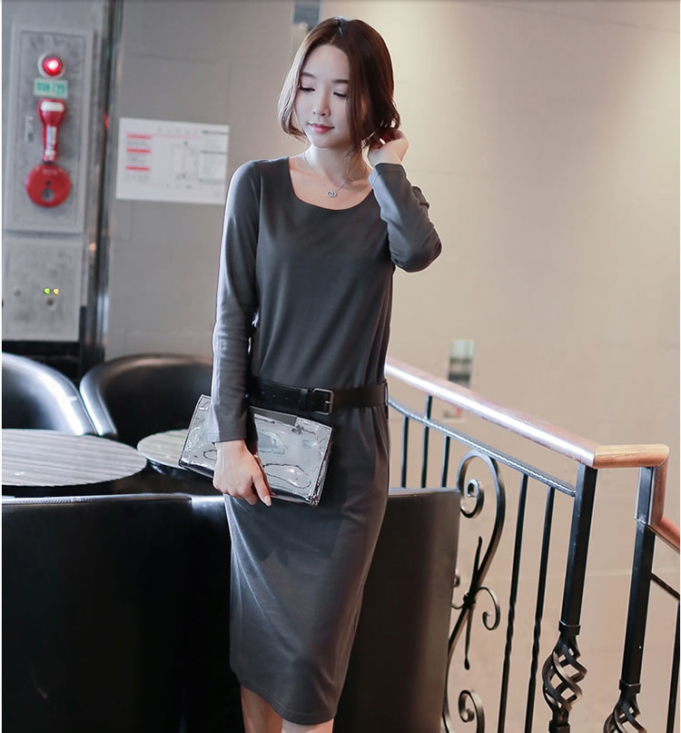 WD6465 Charming Dress Grey