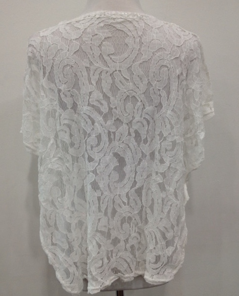 WT6158 Sexy Lace Top White